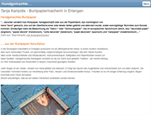 Tablet Screenshot of buntpapier.eu